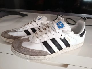 Zapatillas Adidas Samba Blancas y Negras