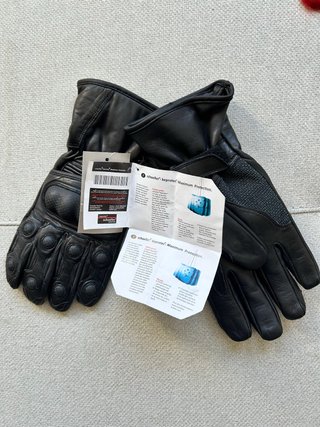 Guantes de Moto de Piel Talla L