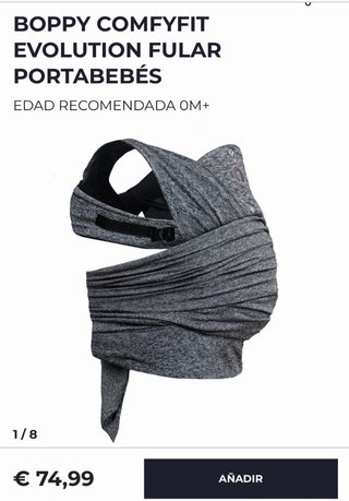 Fular Portabebés Chicco Boppy Comfyfit