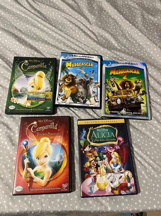 Lote de 6 Películas Infantiles en DVD