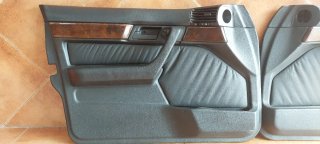 Paneles Puertas cartoneras BMW E34 Piel Negro