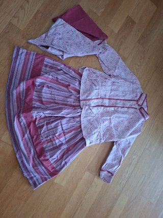 Traje de neska para niña talla 4