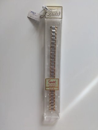 Brazalete armis Speidel USA bicolor vintage mujer