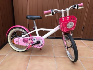 Bicicleta Infantil B'Twin Rosa