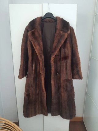Abrigo de Piel Vintage