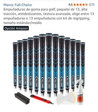 Set de 13 Empuñaduras de Golf Full Choice