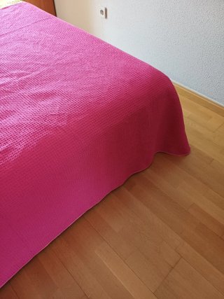 Colcha para Cama de 90cm Fucsia