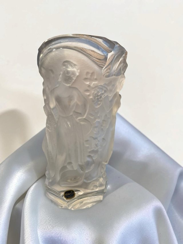 Jarrón Bohemia Crystal Art Déco