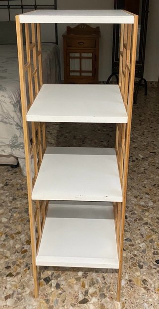 Mueble Auxiliar de Baño con Estantes