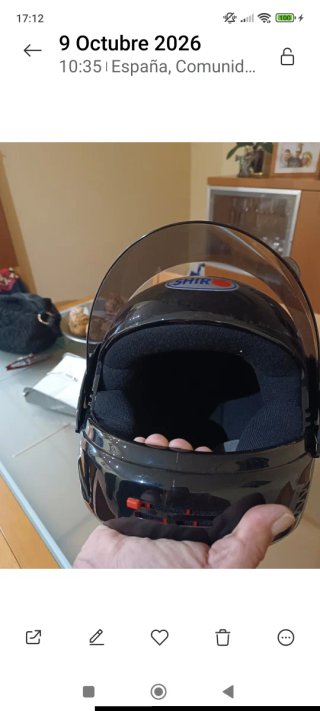 Casco de Moto Shiro Negro talla L