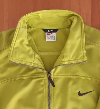 Giacca felpa Nike vintage full-zip - Verde acido L