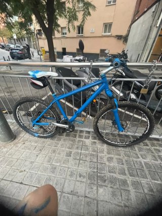 Bicicleta de Montaña Azul