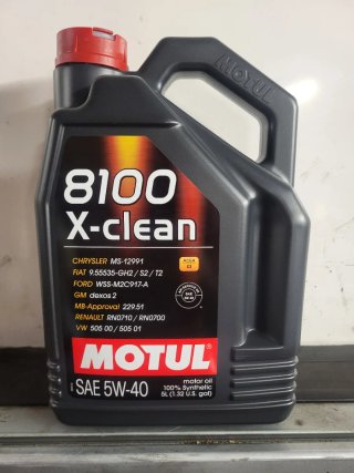5w40 Motul 8100 X-clean aceite 5W-40 C3 VW MB FIAT