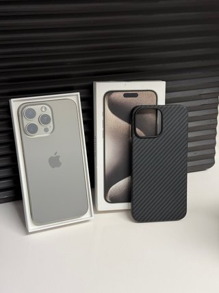 iPhone 15 Pro Max 256GB Titanio Natural Impoluto
