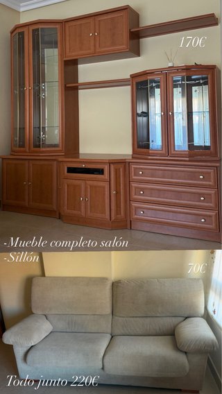 Pack Muebles de Salón y Sofá