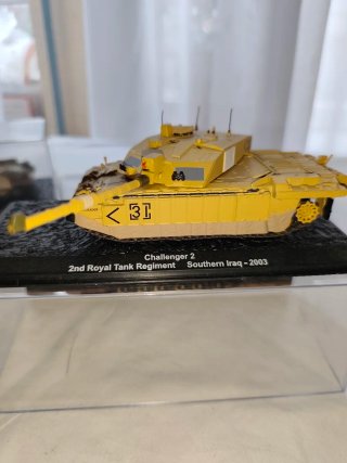 Collezione di modellini del carro armato Challenger 2 - 2nd Royal T