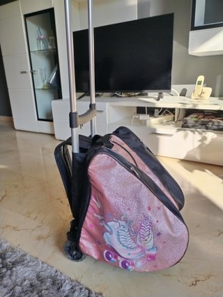 Mochila con Carro para Patines Artísticos