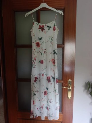 Vestido largo de flores