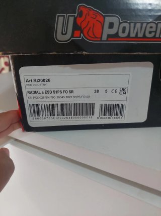 Zapatos de seguridad U-Power RADIAL Talla 38