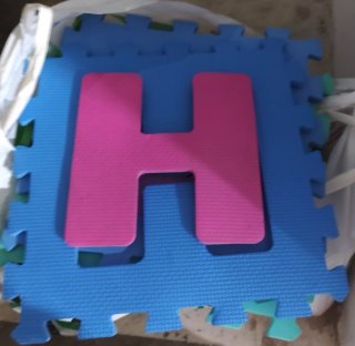 Alfombra de Gateo Puzzle de Letras