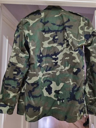 Chaqueta Militar Estampado Camuflaje