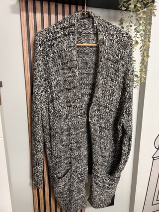 Chaqueta de punto abierta