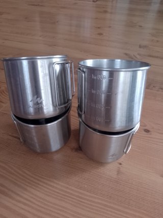 Set de 4 Tazas Camping Quechua MH150