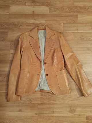 Chaqueta de Piel Massimo Dutti