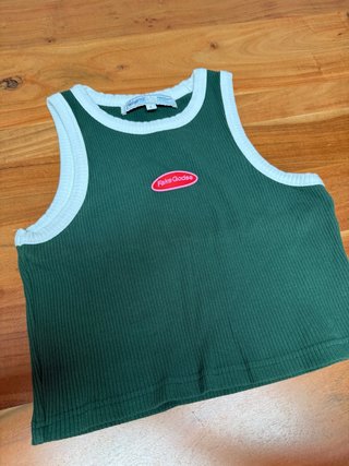 Top de tirantes Fake Gods verde - tallaje pequeño