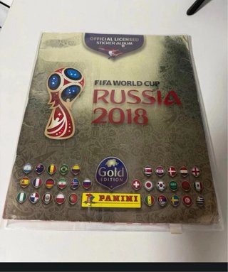 Álbum Panini FIFA World Cup Rusia 2018 Gold