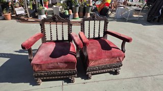 Set de 2 Sillones Renacentistas