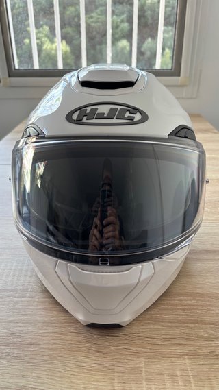 Casco HJC RPHA 91 Blanco Perla Talla M,ni una raya