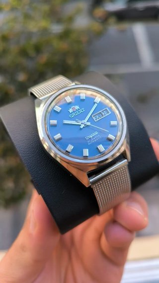 Orient Crystal Automático Vintage 1971 Cal. 1946
