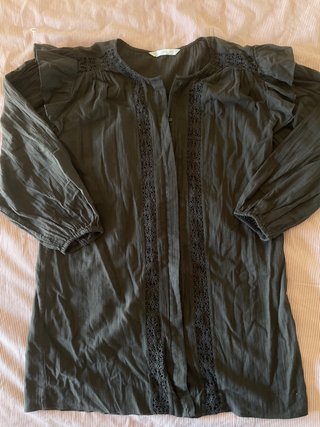 Vestido Mango Negro Talla S