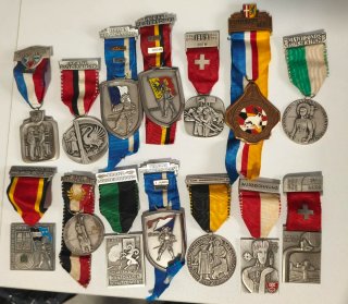 Lote de 16 Medallas Deportivas Suizas