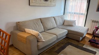 Sofá Chaise Longue Beige