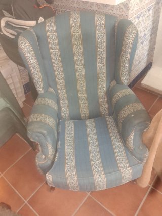 Sillón de Tela Estampado