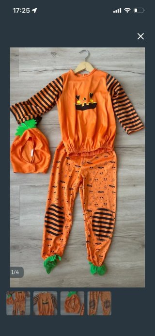 Disfraz de Calabaza para Bebé Talla 0
