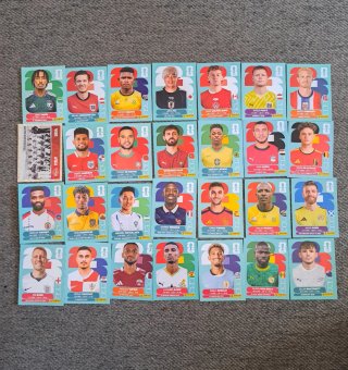 Lote de 28 Cromos Panini Mundial 2026