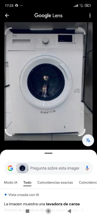 Lavadora Beko Blanca 8 KG