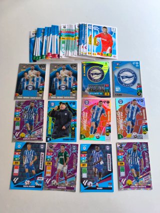 Lote de 60 Cartas Panini Deportivo Alavés