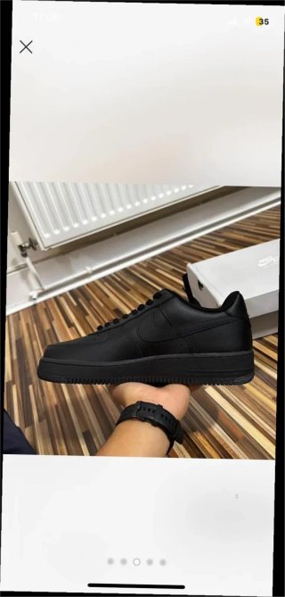 Nike Air Force 1 Low '07 Black Talla 42.5