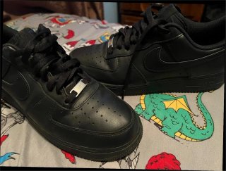 Nike Air Force 1 Low '07 Negras Talla 42.5