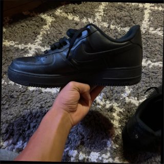 Nike Air Force 1 Low '07 Negras Talla 42