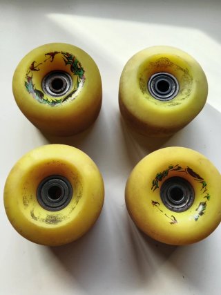 Set de 4 Ruedas de Skate Sims old school