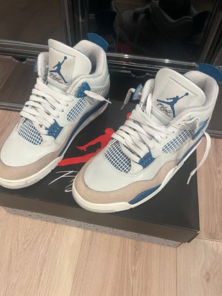 Zapatillas Jordan 4 Military Blue