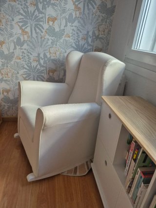 Sillón Mecedora Blanco