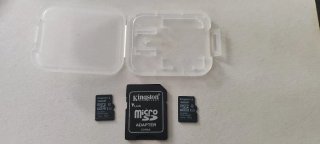 2 Tarjetas MicroSD Kingston 32GB con Adaptador