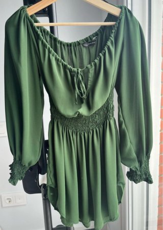 Vestido Verde Zara