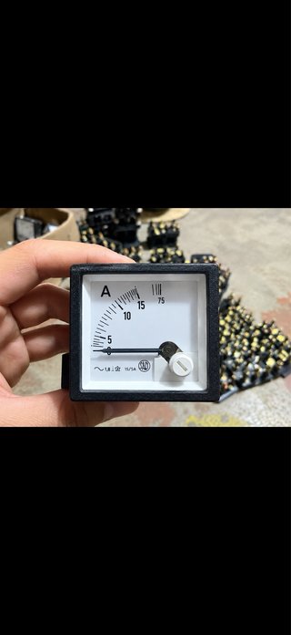 Amperímetro Analógico de Panel
